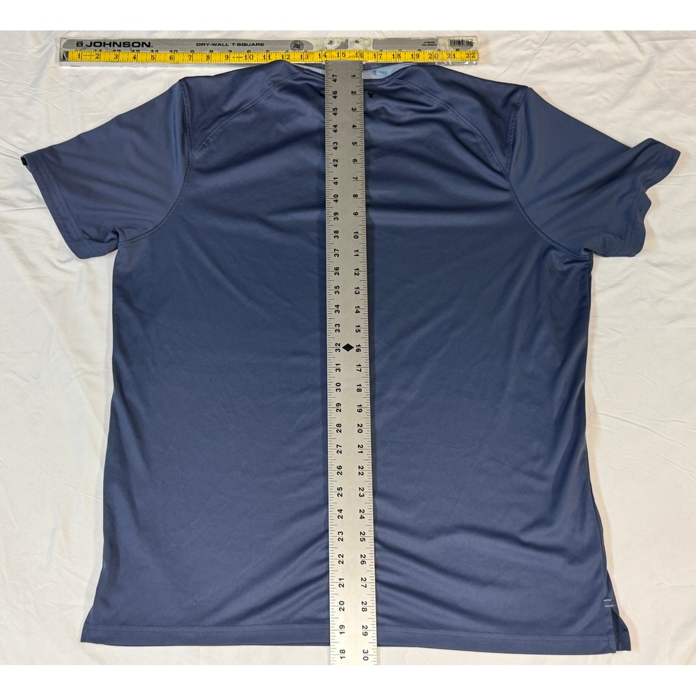 Oakley Mens Tailored Fit Golf Polo Shirt Navy Blue Short Sleeve XL 433690 SP17 - Picture 5 of 8